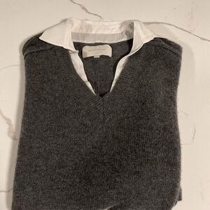 Brochu Walker Charcoal Knit with Ivory Detail